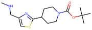 4-{4-[(Methylamino)methyl]-1,3-thiazol-2-yl}piperidine, N1-BOC protected 97%