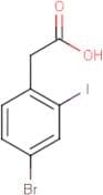 4-Bromo-2-iodophenylacetic acid