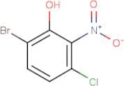 6-Bromo-3-chloro-2-nitrophenol