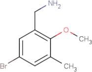 5-Bromo-2-methoxy-3-methylbenzylamine
