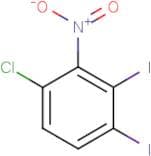 6-Chloro-2,3-diiodonitrobenzene