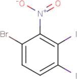 6-Bromo-2,3-diiodonitrobenzene