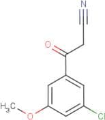 3-Chloro-5-methoxybenzoylacetonitrile