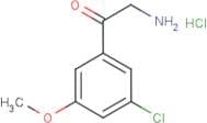 3-Chloro-5-methoxyphenacylamine hydrochloride