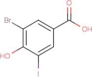 3-Bromo-5-iodo-4-hydroxybenzoic acid