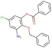 3-Amino-2-(benzyloxy)-5-chlorophenyl benzoate