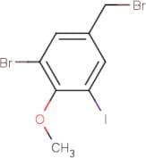 3-Bromo-5-iodo-4-methoxybenzyl bromide
