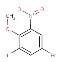 4-Bromo-2-iodo-6-nitroanisole