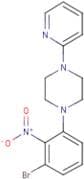 1-(3-Bromo-2-nitrophenyl)-4-(pyridin-2-yl)piperazine