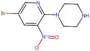 1-(5-Bromo-3-nitropyridin-2-yl)piperazine