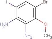 4-Bromo-6-iodo-3-methoxybenzene-1,2-diamine
