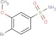 4-Bromo-3-methoxybenzenesulphonamide
