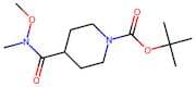 4-[Methoxy(methyl)carbamoyl]piperidine, N1-BOC protected