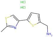 [5-(2-Methyl-1,3-thiazol-4-yl)thien-2-yl]methylamine dihydrochloride