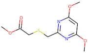 Methyl 2-[[(4,6-Dimethoxypyrimidin-2-yl)methyl]thio]ethanoate