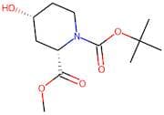 1-tert-Butyl 2-methyl cis-4-hydroxypiperidine-1,2-dicarboxylate