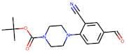 4-(2-Cyano-4-formylphenyl)piperazine, N1-BOC protected