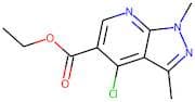 Ethyl 4-chloro-1,3-dimethylpyrazolo[3,4-b]pyridine-5-carboxylate