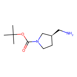 (3R)-3-(Aminomethyl)pyrrolidine, N1-BOC protected