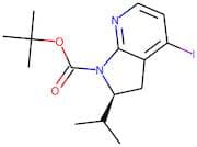 tert-Butyl (2S)-4-iodo-2-isopropyl-2,3-dihydropyrrolo[2,3-b]pyridine-1-carboxylate