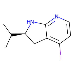 (2S)-4-Iodo-2-isopropyl-2,3-dihydro-1H-pyrrolo[2,3-b]pyridine