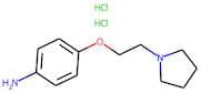 4-[(2-(pyrrolidin-1-yl)ethoxy]phenylamine dihydrochloride