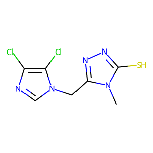 5-(4,5-Dichloroimidazol-1-ylmethyl)-4-methyl-4H-1,2,4-triazole-3-thiol