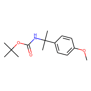 α,α-Dimethyl-4-methoxybenzylamine, N-BOC protected