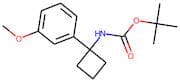 1-(3-Methoxyphenyl)cyclobutan-1-amine, N-BOC protected