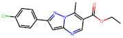 Ethyl 2-(4-chlorophenyl)-7-methylpyrazolo[1,5-a]pyrimidine-6-carboxylate