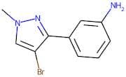 3-(4-Bromo-1-methyl-1H-pyrazol-3-yl)aniline