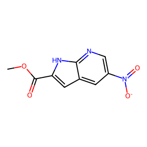 Methyl 5-nitro-7-azaindole-2-carboxylate