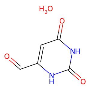 Uracil-6-carboxaldehyde monohydrate