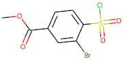 Methyl 3-bromo-4-(chlorosulfonyl)benzoate