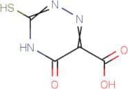 3-Mercapto-5-oxo-4,5-dihydro-1,2,4-triazine-6-carboxylic acid