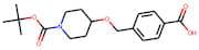 4-({[1-(tert-Butoxycarbonyl)piperidin-4-yl]oxy}methyl)benzoic acid