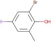 2-Bromo-4-iodo-6-methylphenol