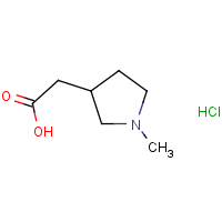 1-Methyl-3-pyrrolidineacetic acid hydrochloride