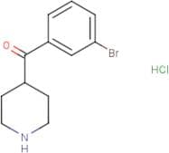 (3-Bromophenyl)-4-piperidinyl-methanone hydrochloride