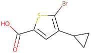 5-Bromo-4-(cyclopropyl)thiophene-2-carboxylic acid