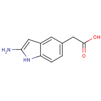 2-(2-Amino-1H-indol-5-yl)acetic acid