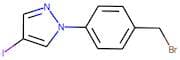 1-[4-(Bromomethyl)phenyl]-4-iodo-1H-pyrazole