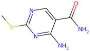 4-Amino-2-(methylthio)pyrimidine-5-carboxamide