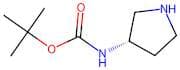 (3S)-3-Aminopyrrolidine, 3-BOC protected