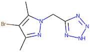4-Bromo-3,5-dimethyl-1-(tetrazol-5-ylmethyl)-1H-pyrazole