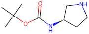 (3R)-3-Aminopyrrolidine, 3-BOC protected