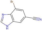 4-Bromo-1H-benzimidazole-6-carbonitrile