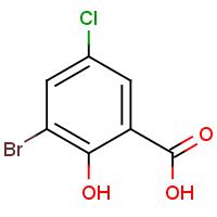 3-Bromo-5-chloro-2-hydroxybenzoic acid