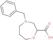 4-Benzyl-2-homomorpholinecarboxylic acid