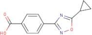 4-(5-Cyclopropyl-1,2,4-oxadiazol-3-yl)benzoic acid